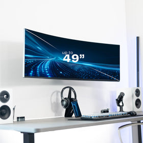 VIVO ultrawide wall mount supports up to 49-inch monitors securely