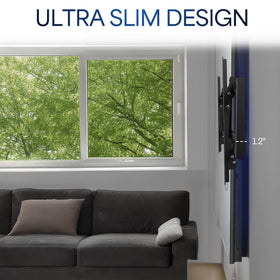 VIVO MountVW075F low-profile design sits 1.2 inches from the wall.