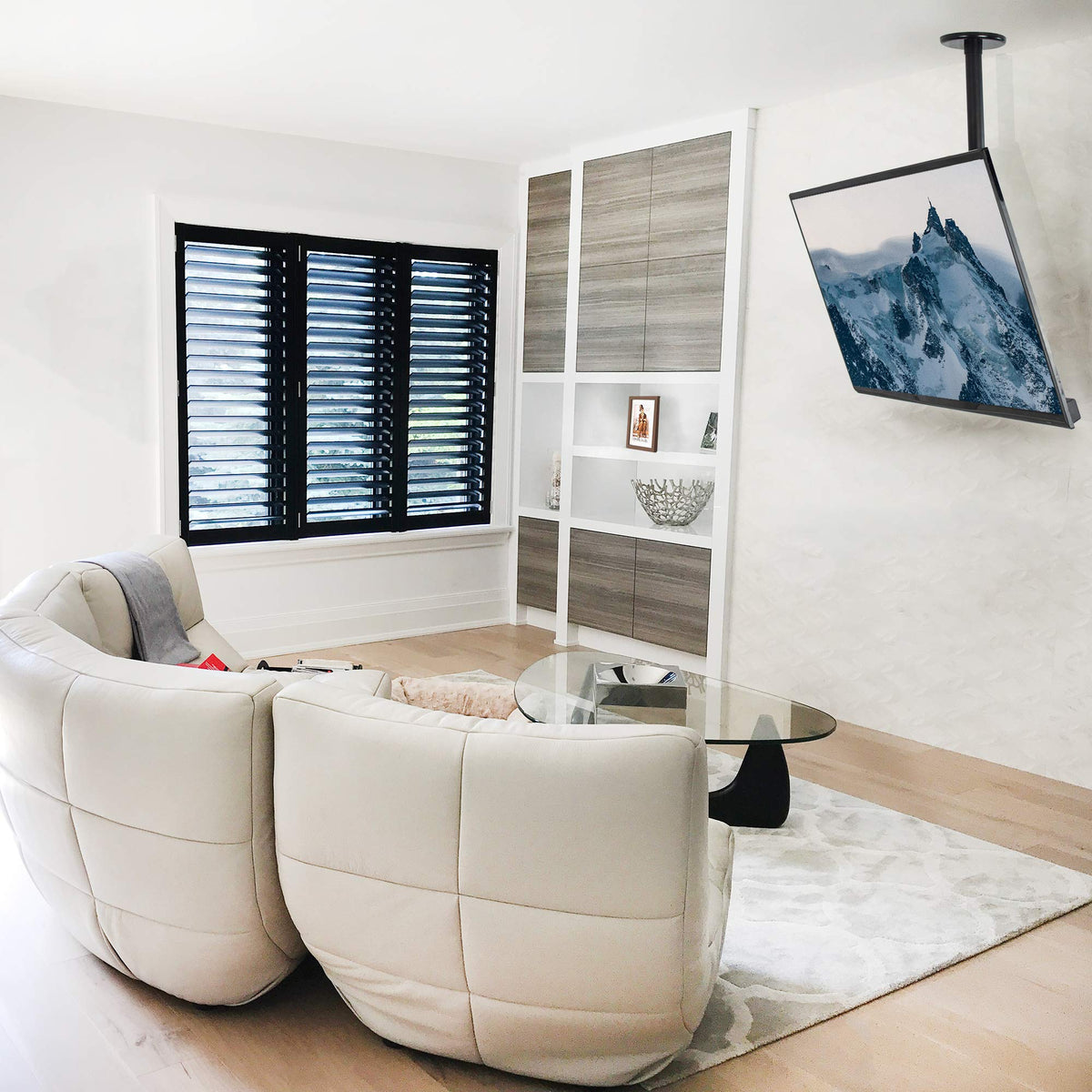 VIVO arm with cable management pathway keeping cords organized and out of sight