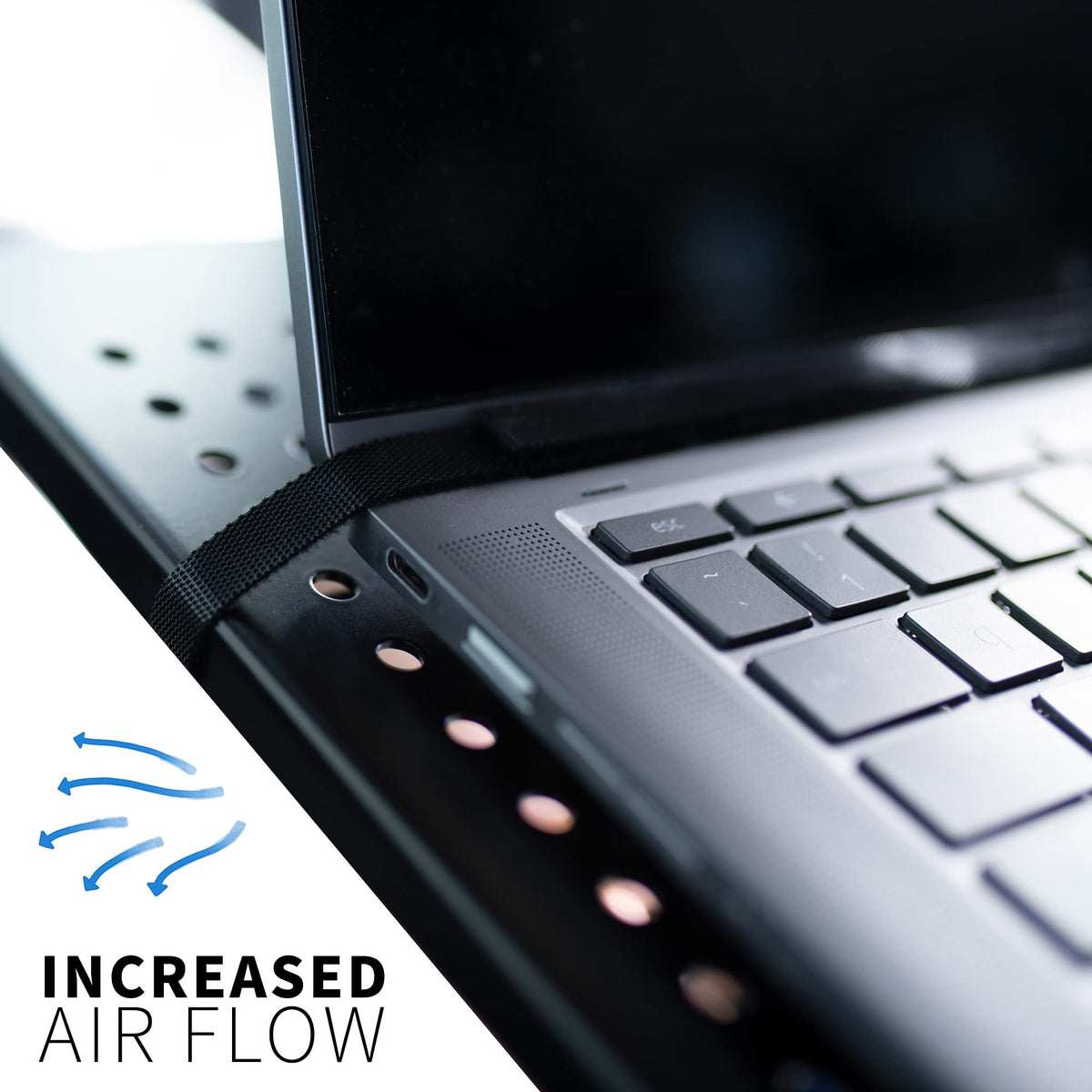 VIVO Single Laptop Car Mount three mounting feet enable broad vehicle compatibility