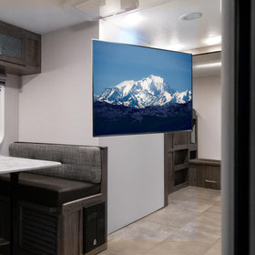 VIVO mount with TV for size comparison showing 23–55 inch compatibility and weight capacity benefit