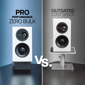 VIVO STAND-SP2A-M black finish blends with any desk or rig