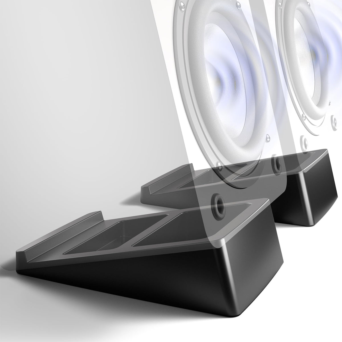 VIVO STAND-SP2A-M top-view desktop stand provides stable placement for speakers