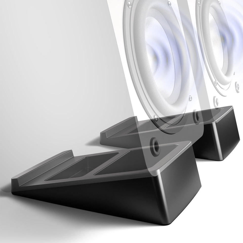VIVO STAND-SP2A-M top-view desktop stand provides stable placement for speakers