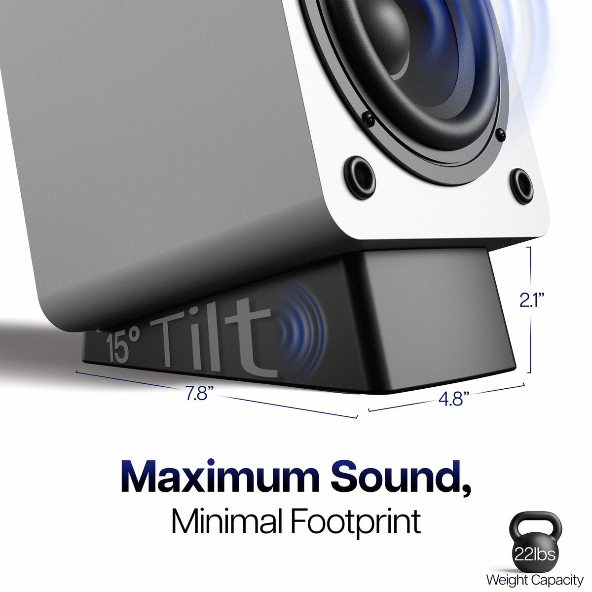 VIVO STAND-SP2A-M set of two for balanced stereo setup