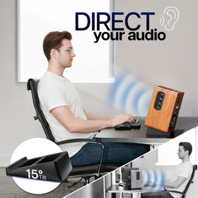 VIVO STAND-SP2A-S anti-vibration base reduces desk resonance for steadier audio