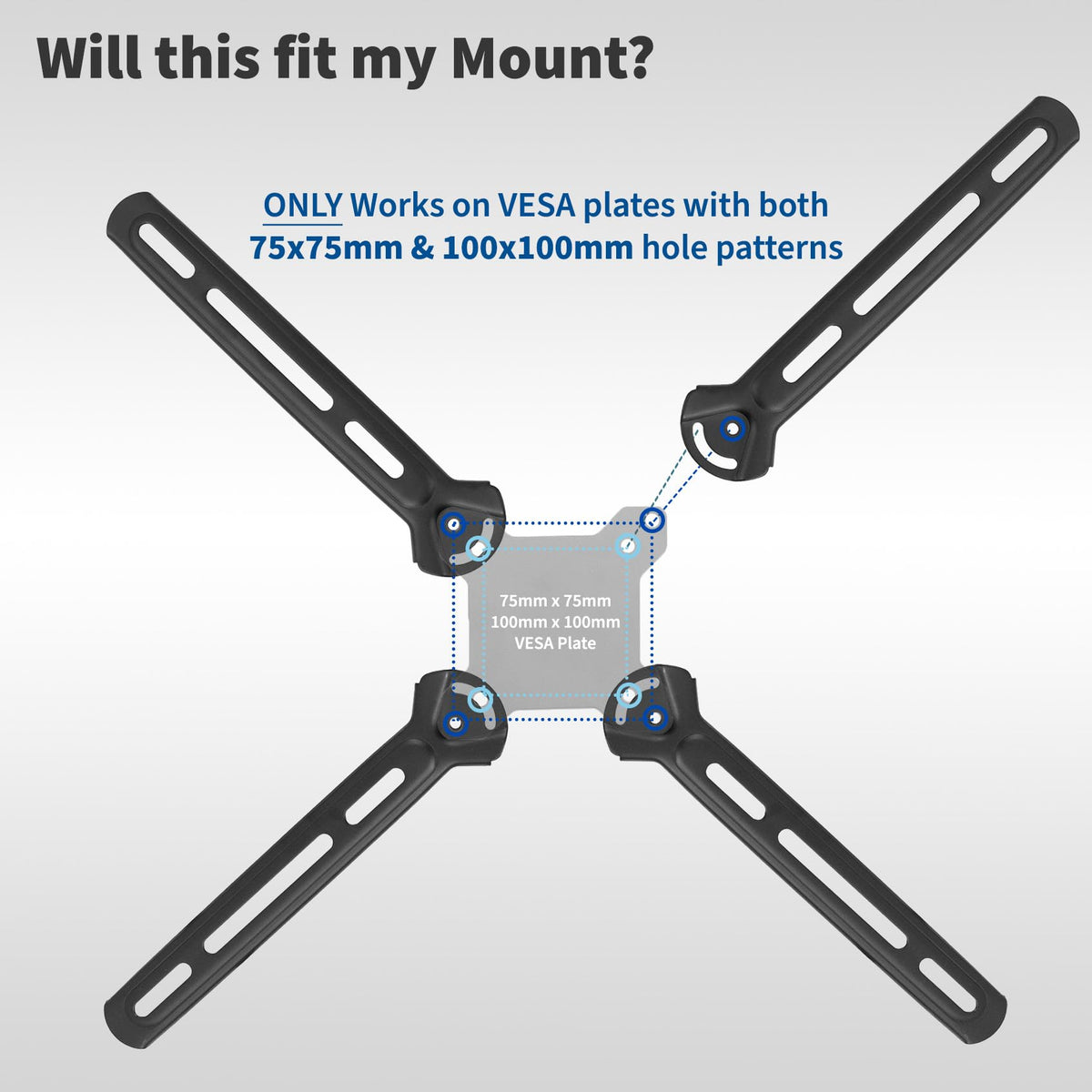 Included hardware pack from VIVO ensures quick, tool-friendly installation