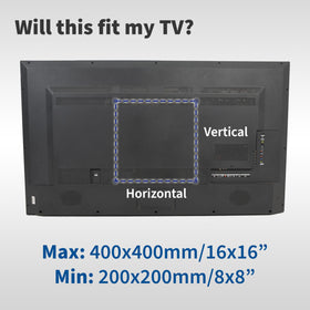 VIVO adapter supports up to 400x400 mm VESA patterns for versatile mounting