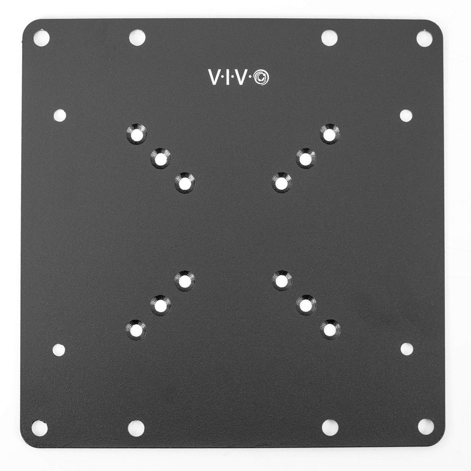 VIVO steel VESA adapter plate supports 23-42 inch screens for flexible mounting.