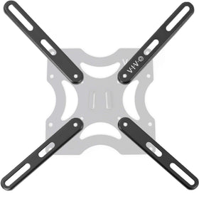 VIVO steel VESA extension brackets installation view for quick compatibility with mixed mounts.