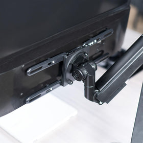 VIVO steel VESA extension brackets maximum load up to 66 lbs for solid support.