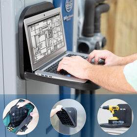 VIVO top magnets secure a flat steel surface for quick installation