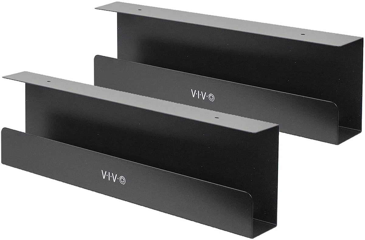 VIVO front view of tray showing slim profile and clean cable concealment benefit