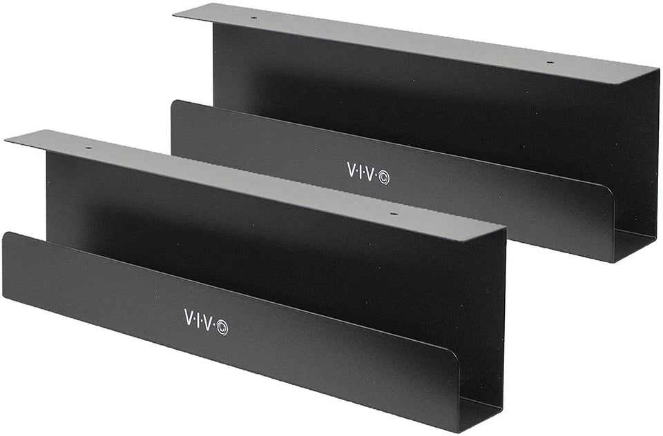 VIVO front view of tray showing slim profile and clean cable concealment benefit