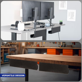 VIVO in a home office scene reducing visible cable clutter for tidy workspace benefit