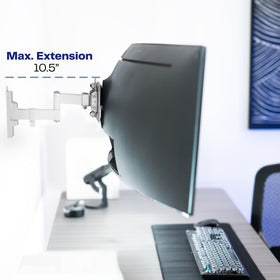VIVO compatibility for 49-inch ultrawide monitors with versatile mounting options.