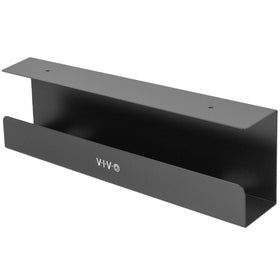 VIVO under-desk cable tray 16.5-inch keeps cords tidy and out of sight.
