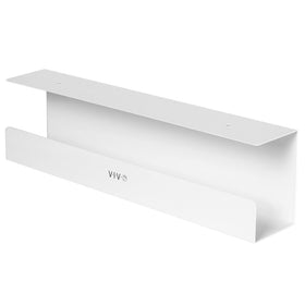 VIVO under desk tray front view showing clean cable concealment