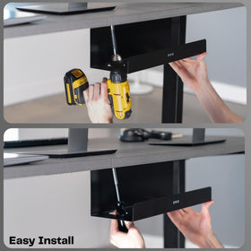 VIVO mounting hardware and screws laid out showing straightforward installation benefit