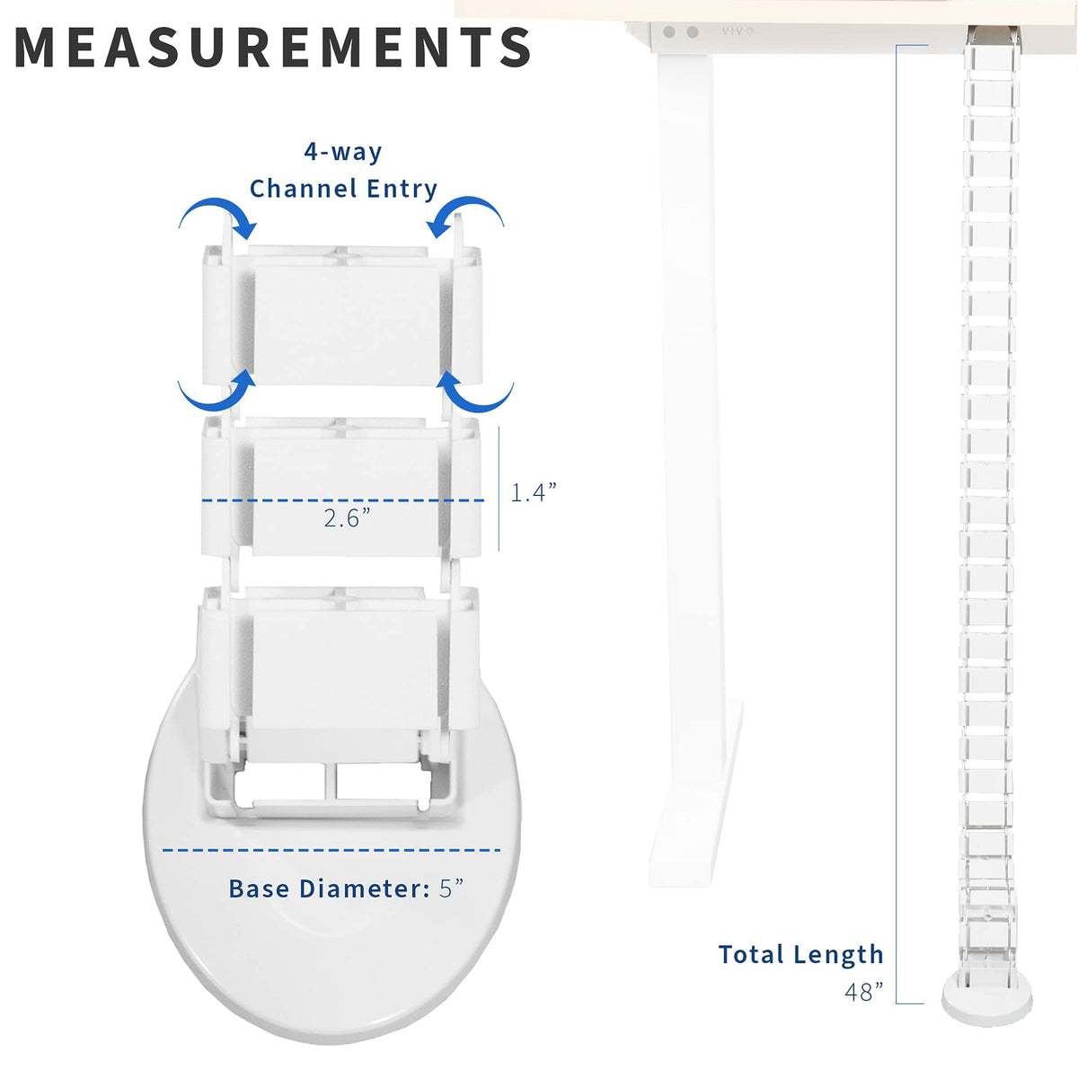 VIVO vertebrae close-up of snap-together links illustrating flexible adjustment