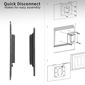 VIVO VWRV1 TV setup in a camping scene for convenient outdoor viewing.