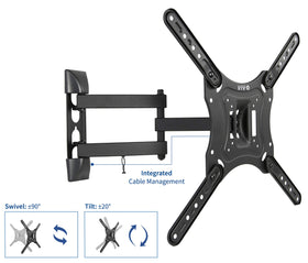 VIVO tilt mechanism close-up showing adjustable angle for glare reduction benefit
