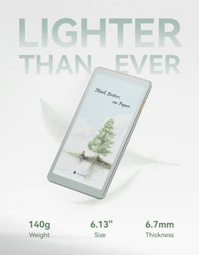 VIWOODS AiPaper Reader C 6.13-inch screen enables portable reading