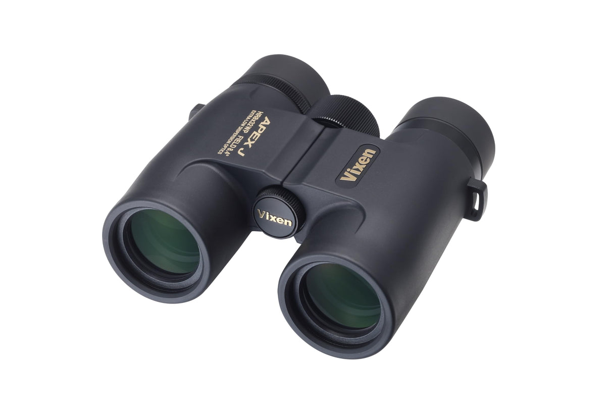 Vixen APEX J HR8x32WP binoculars front view for concerts and field use.
