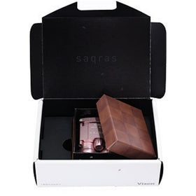 Vixen Optics Opera Glass pink side view showing lightweight body for on-the-go use