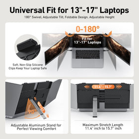 Vixtan plug-and-play connectivity showcases quick setup with USB-C and HDMI ports.