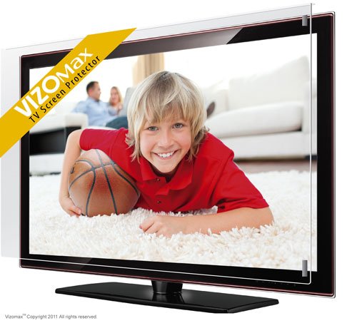 Vizomax 85-86 inch TV protector ideal for families, hotels, schools, and other spaces.