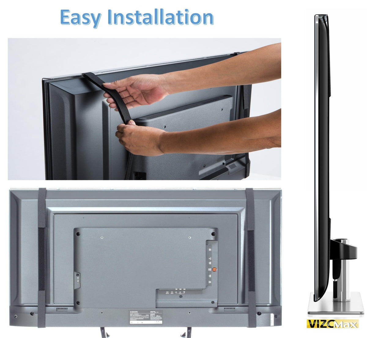 Vizomax 85-86 inch TV protector preserves HD picture quality for a true-to-screen viewing experience.