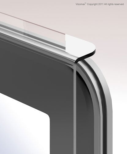 Vizomax 85-86 inch TV protector invisible-edge design keeps the TV looking sleek.