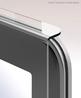 Vizomax 85-86 inch TV protector invisible-edge design keeps the TV looking sleek.