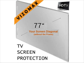 Vizomax edge-to-edge coverage screen protector keeps TVs pristine.