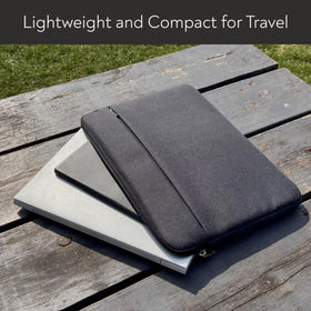 The Outdoor Workplace VIZOR tucked inside backpack emphasizing easy transport