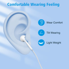 Vkozlm durable copper-wired USB-C headphones withstand daily use.