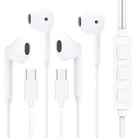 Vkozlm USB-C headphones for iPhone with reliable wired audio and inline controls.