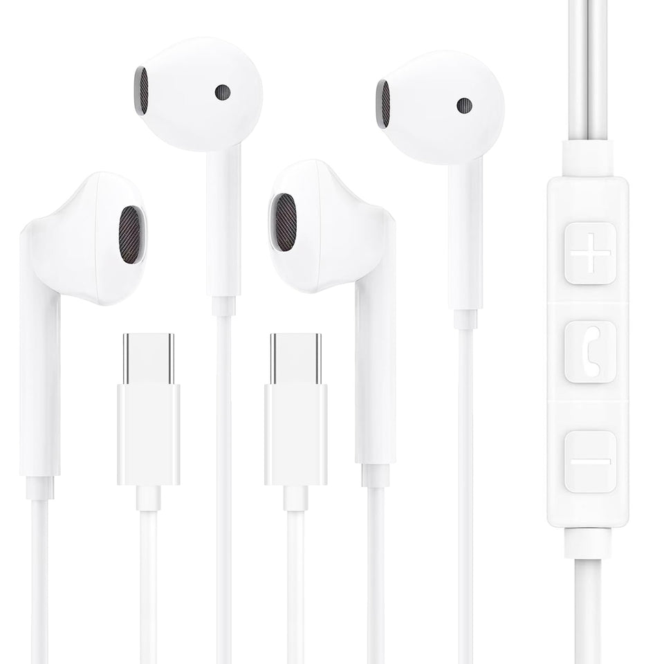 Vkozlm USB-C headphones for iPhone with reliable wired audio and inline controls.