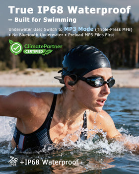 VLOP open-ear design keeps you aware during outdoor runs.