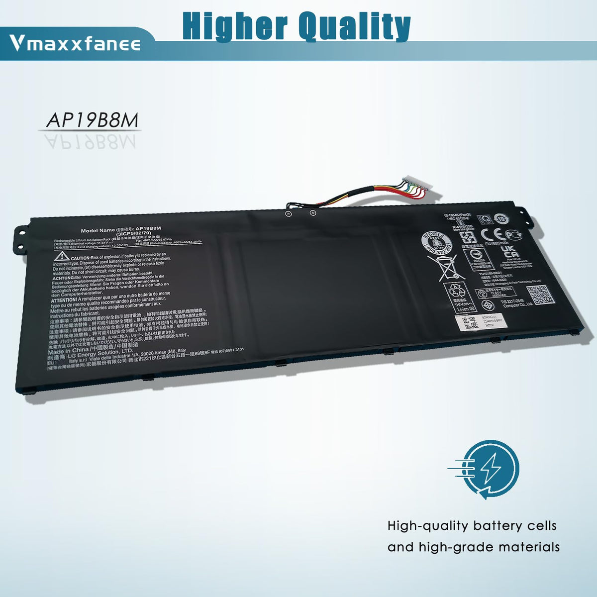 Vmaxxfanee connector detail demonstrating correct pin layout for secure fit