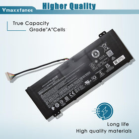 Vmaxxfanee close-up of internal cell layout highlighting Grade A cells for reliable capacity