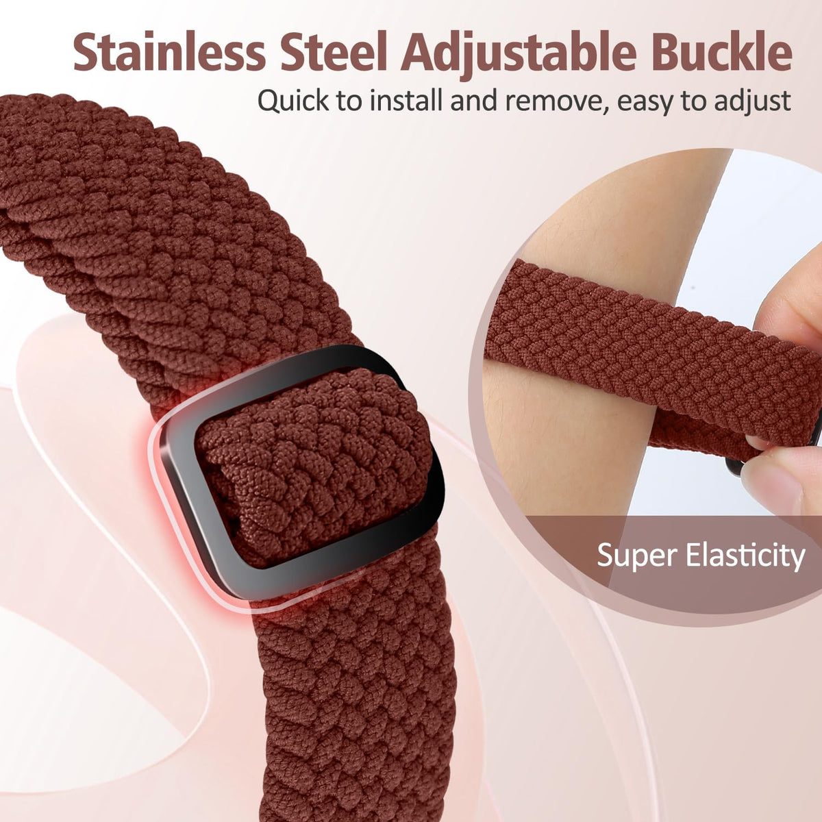 Color variety from VNDAPT enhances Fitbit Charge 6 daily outfits.