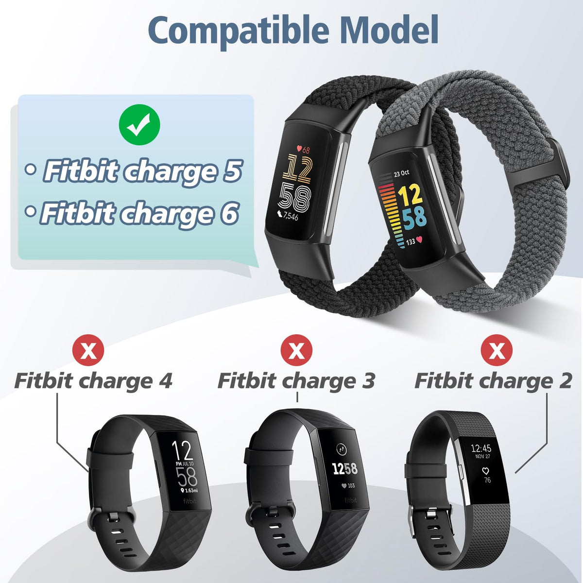 VNDAPT band colors brighten Fitbit Charge 5/6 style for any look