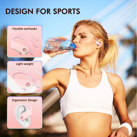 VNMN earbud detail showing ear hook and texture for secure comfortable fit