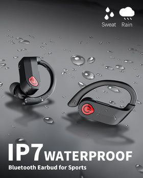 VNMN earbuds worn during workout showing stability while running, supports active use