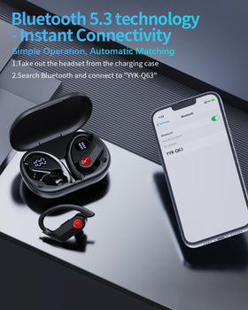VNMN earbuds on an outdoor runner illustrating IPX7 water resistance, built for sweat and rain