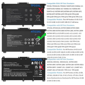 VNYUNQWE 11119-855 replacement battery ready to restore HP Pavilion runtime.