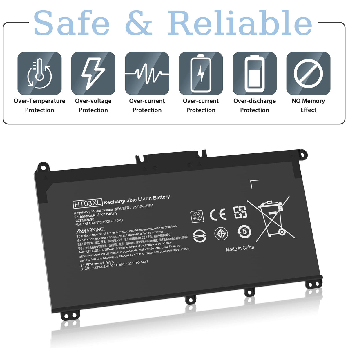VNYUNQWE HP Pavilion 14-series battery, trustworthy upgrade for daily productivity.