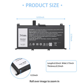 VNYUNQWE 0GFJ6 battery for Dell; built-in protection for safer use.